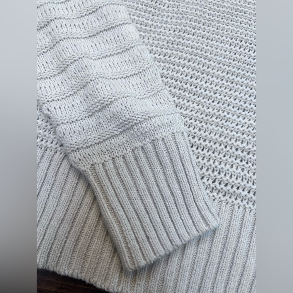 Lucky Brand Cream Hooded Knit Sweater NWT - Picture 5 of 8